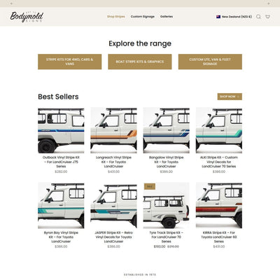 eChic- Our Work - Bodymold Signs Blog 1