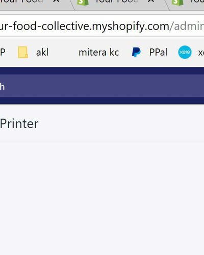What to do if Order Printer isn't working on your Shopify Site