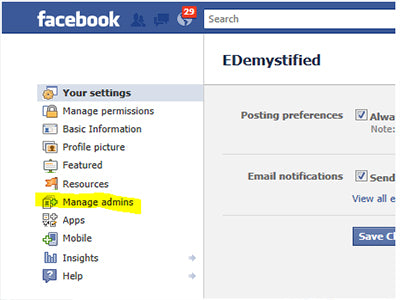 How to add someone as an admin in facebook