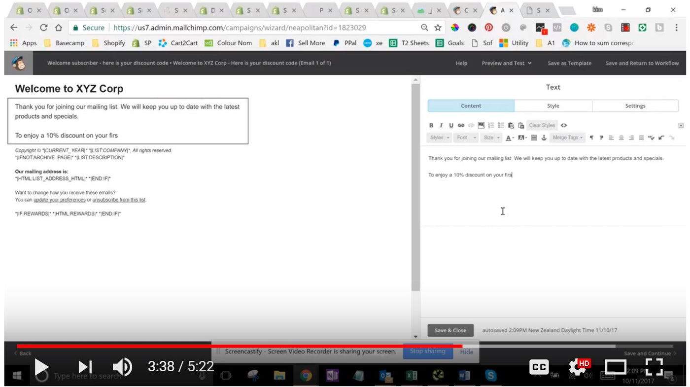 How to give your shoppers a discount when they subscribe to your mailing list